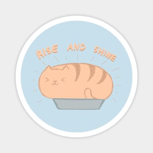 Rise and Shine | Kawaii Fresh Cat Loaf Bread Magnet